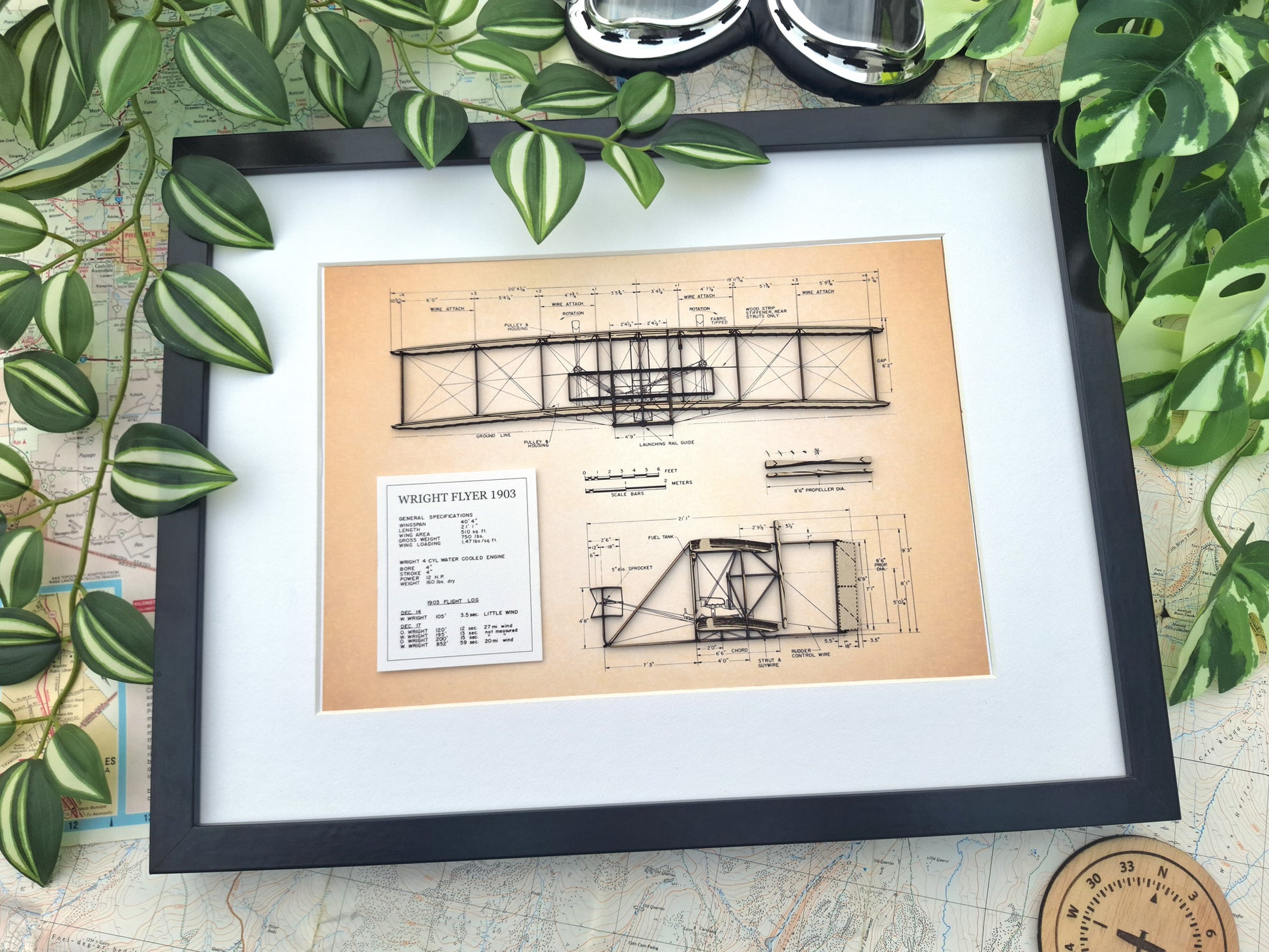 Wright Flyer aviation art