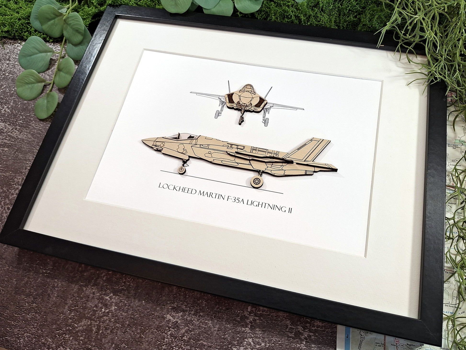 F-35A blueprint art