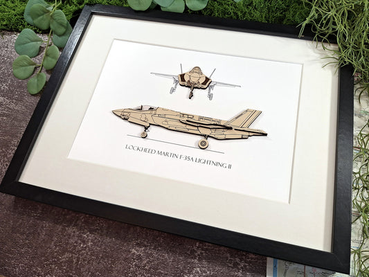 F-35A blueprint art