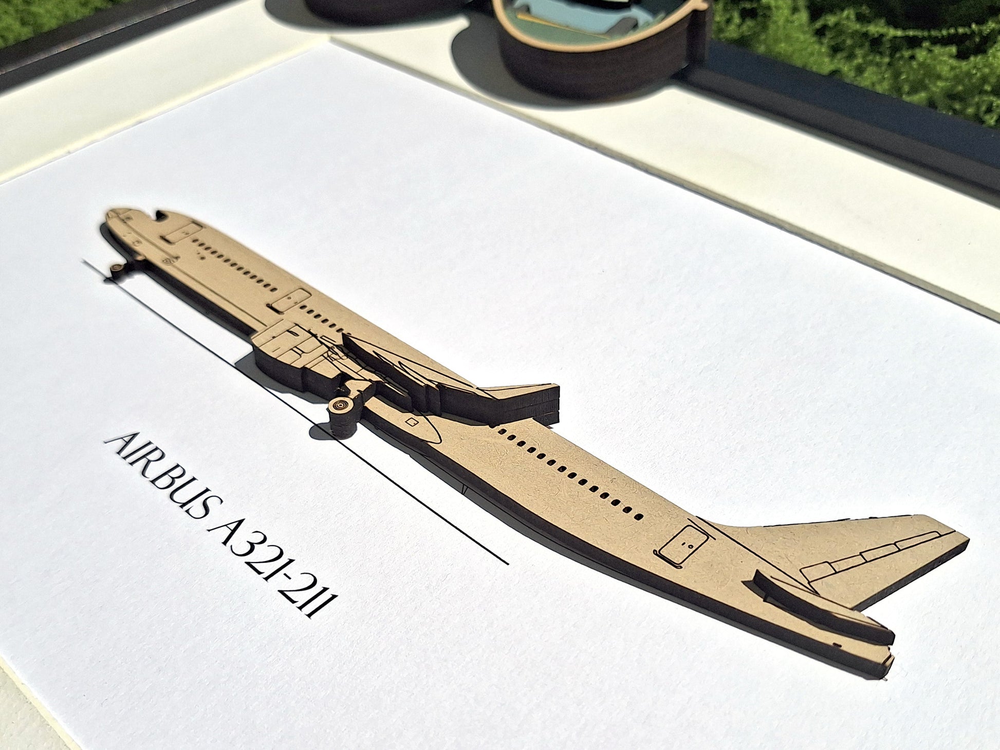 Airbus A321-211 aviation art
