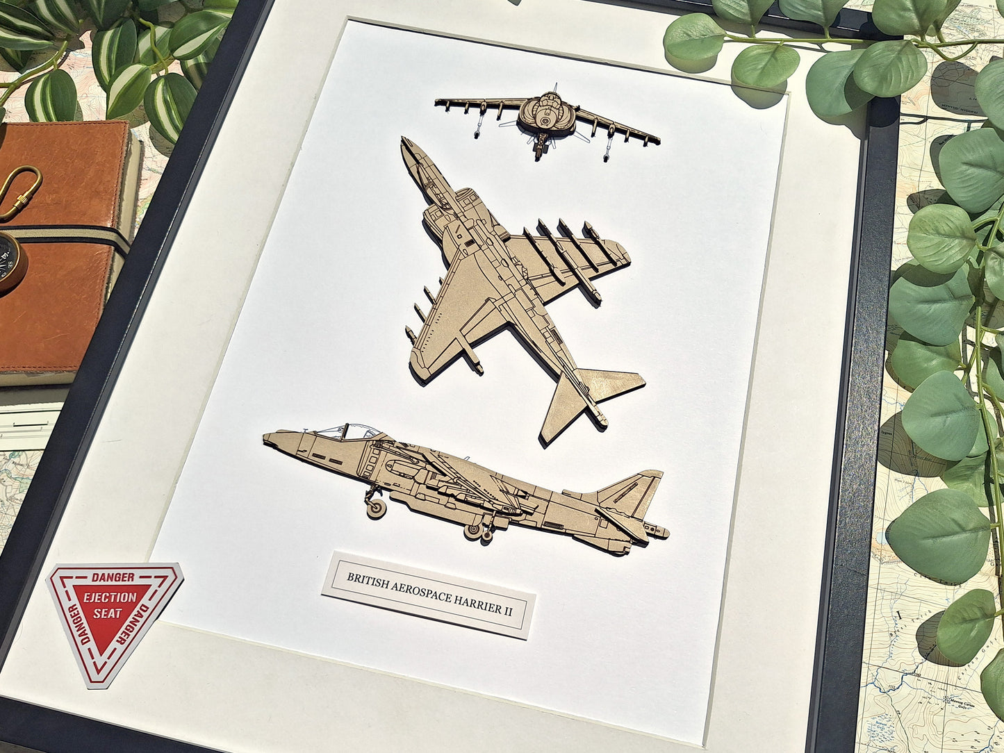 British Aerospace Harrier II aviation art