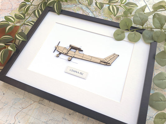 Cessna 152 blueprint art