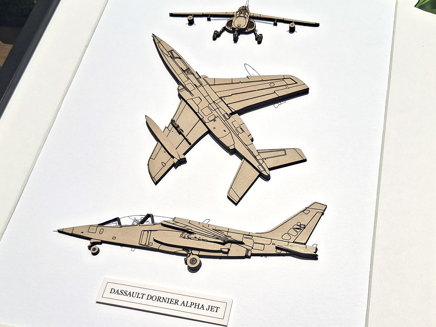 Dassault Dornier Alpha Jet blueprint art