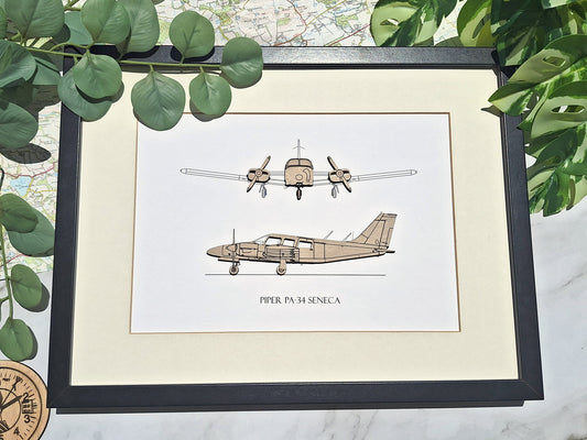 Piper PA-34 Seneca pilot gifts