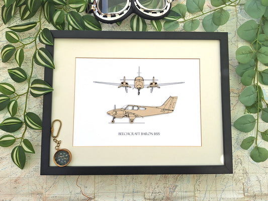 Beechcraft Baron B55 pilot gifts