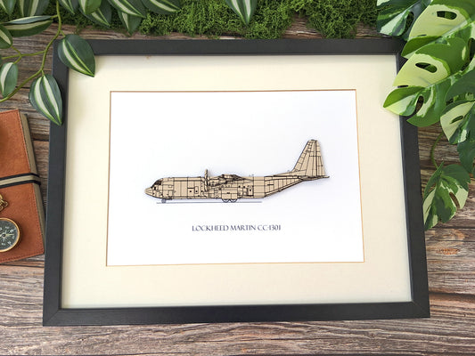 Lockheed Martin CC-130J RCAF aviation art