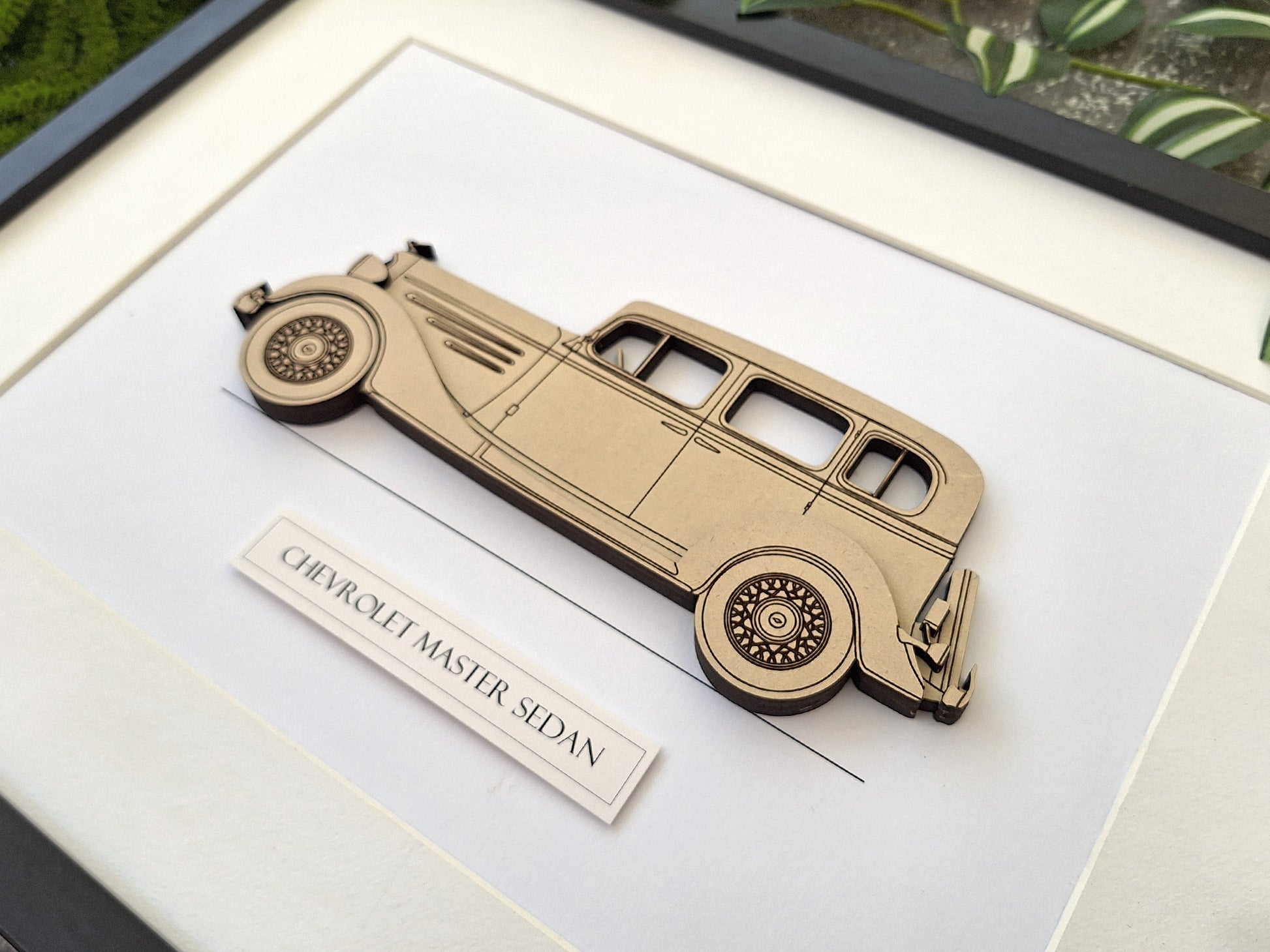 1934 Chevrolet Master Sedan car art