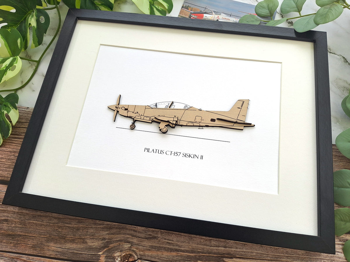 Pilatus CT-157 Siskin II aviation art