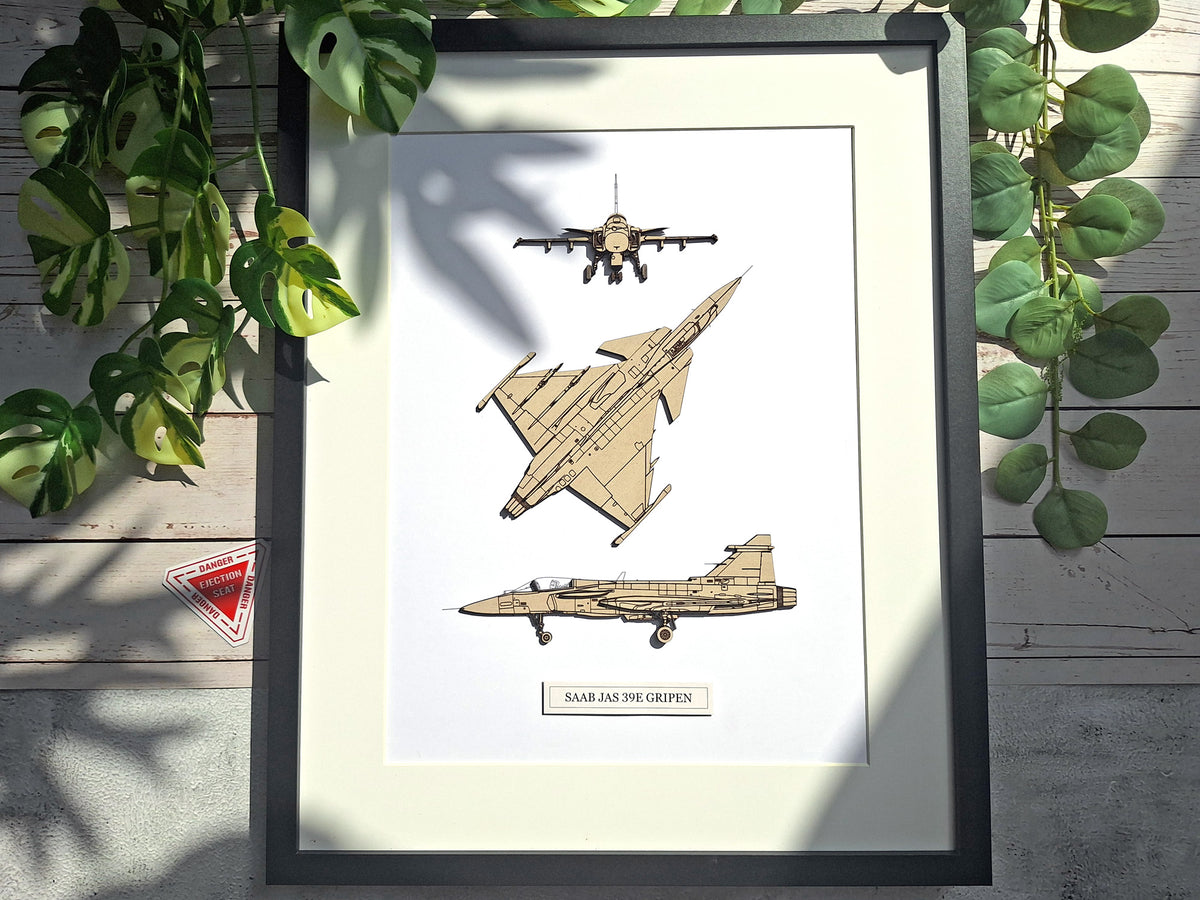 Saab JAS 39E Gripen aviation art