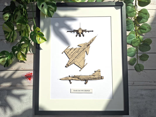 Saab JAS 39E Gripen aviation art