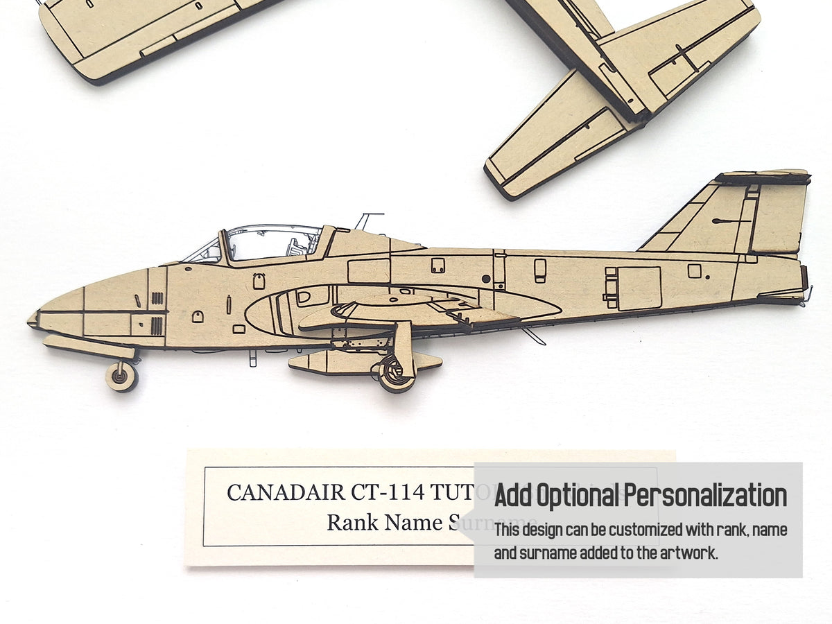 Canadair CT-114 Tutor 'Snowbirds' custom aviation art