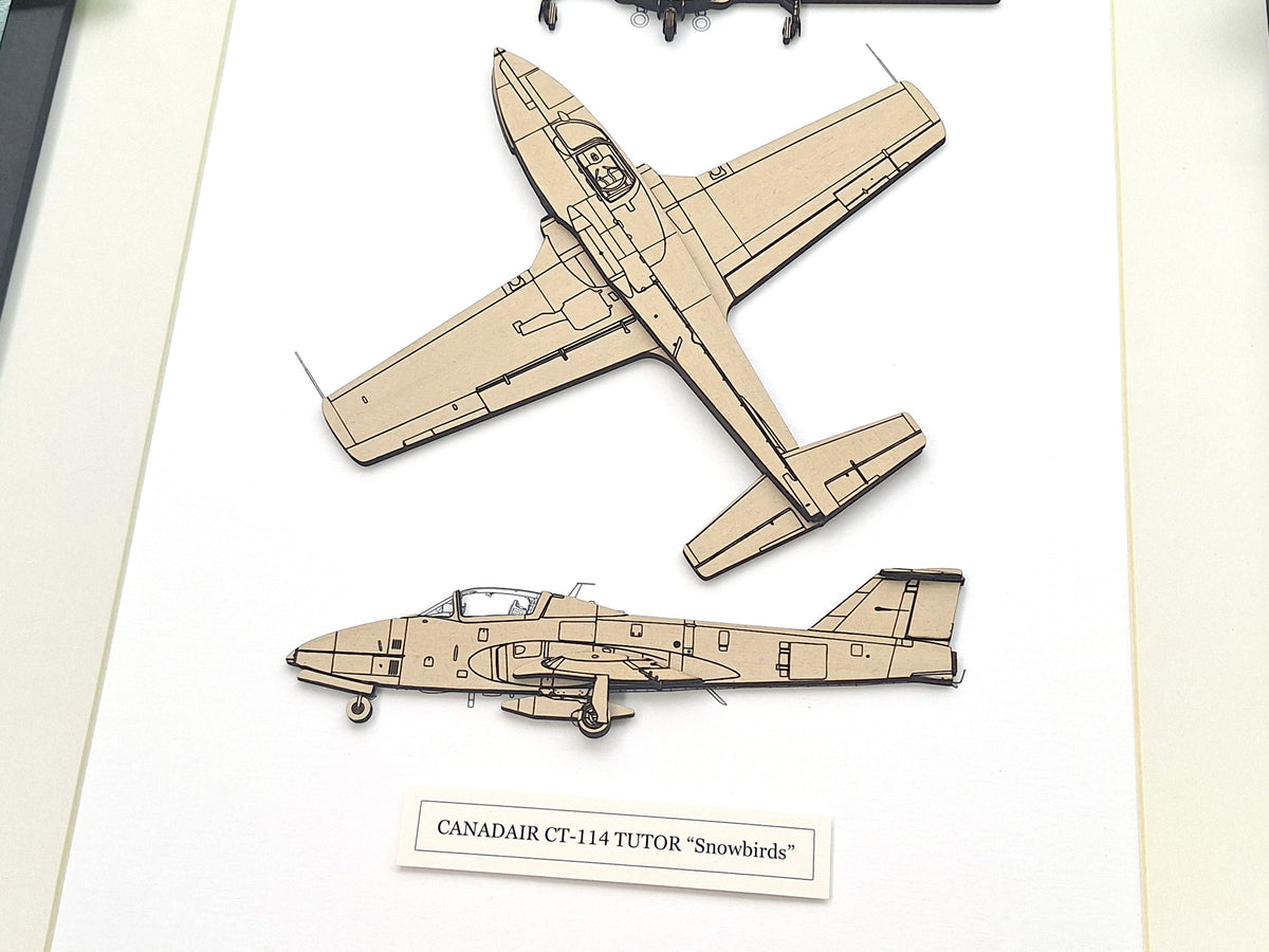 Canadair CT-114 Tutor 'Snowbirds' RCAF art