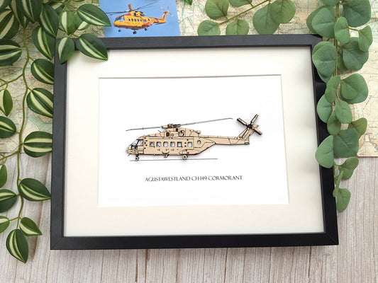 AgustaWestland CH-149 Cormorant RCAF helicopter art