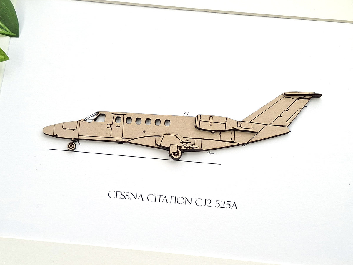 Cessna Citation CJ2 525A blueprint art