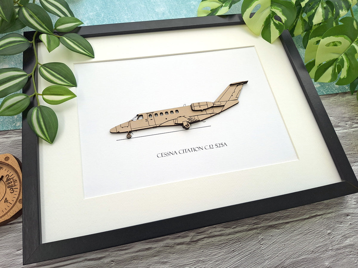 Cessna Citation CJ2 525A aviation art