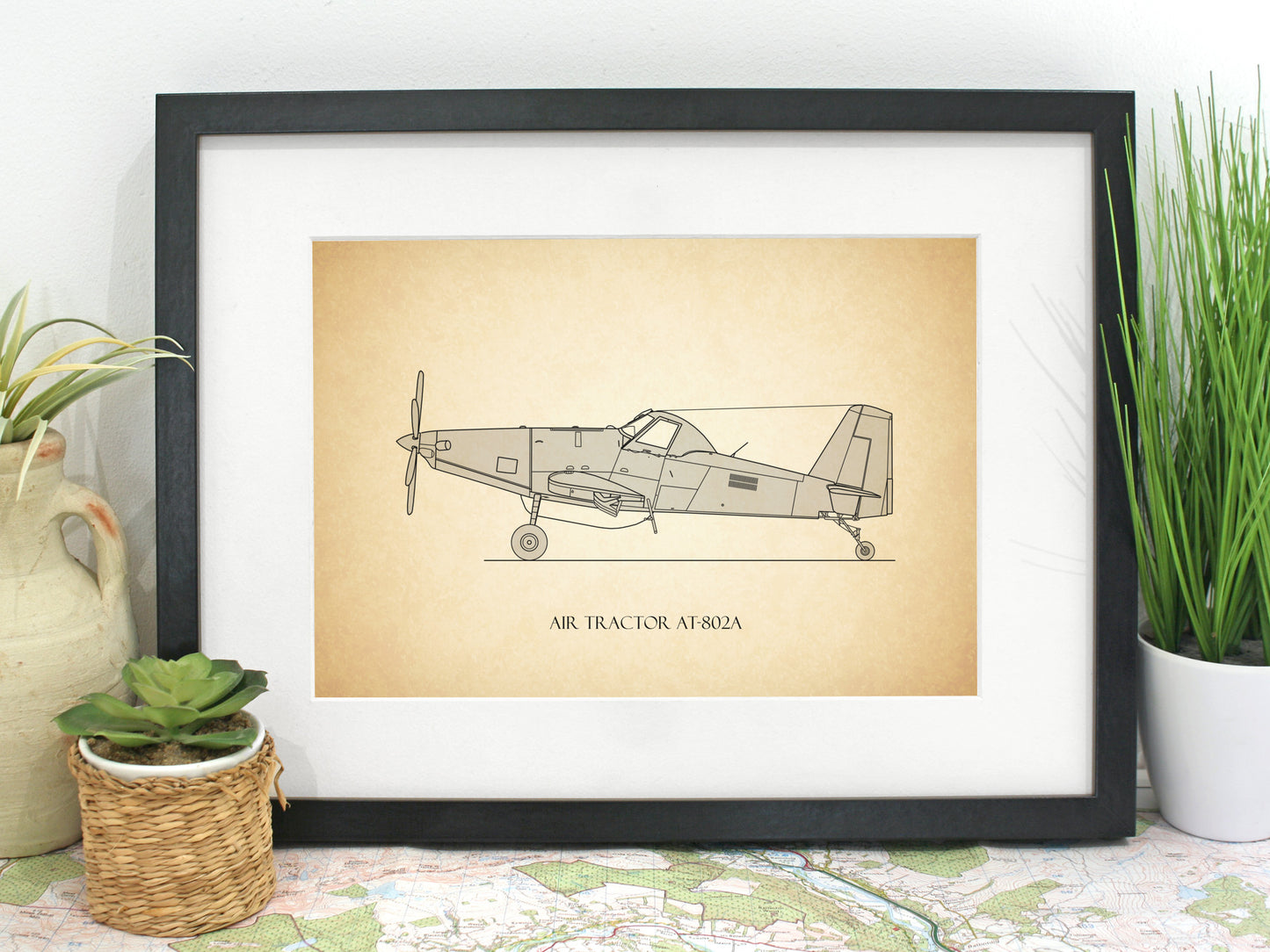 Air Tractor AT-802A aviation art