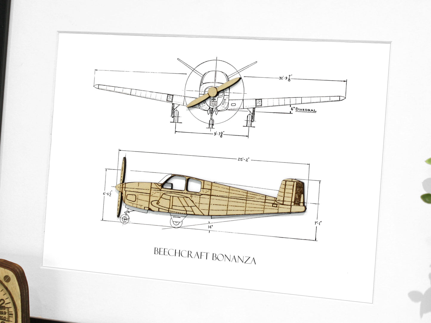 Beechcraft Bonanza Model 35 V-Tail pilot gifts