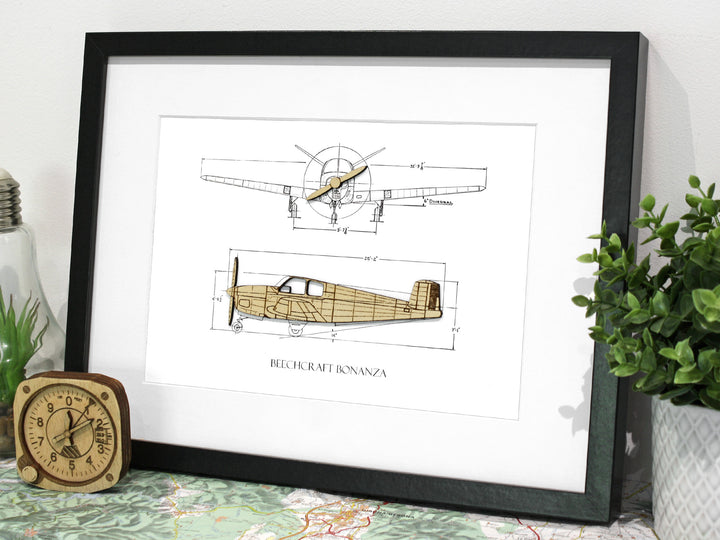 Aviation Art | Aircraft Blueprints | Laser Cut Wood Gifts & Art ...