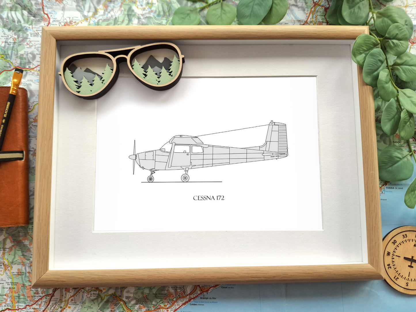 Cessna 172 straight tail aviation gifts