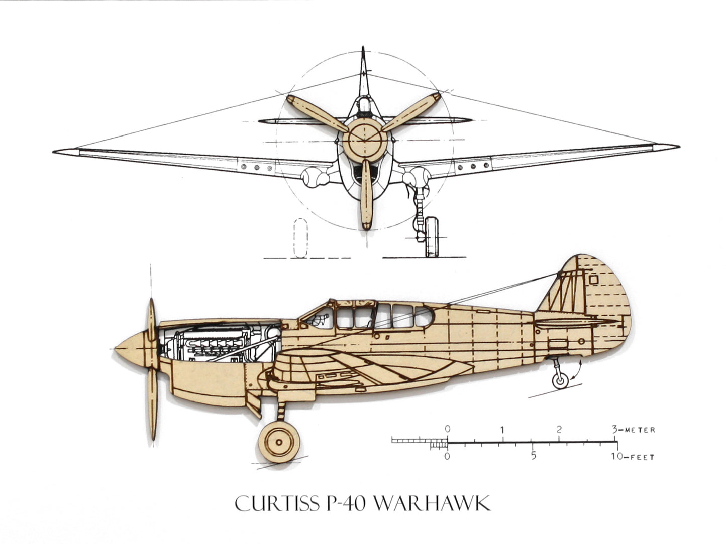 Curtiss P-40 Warhawk aviation gifts