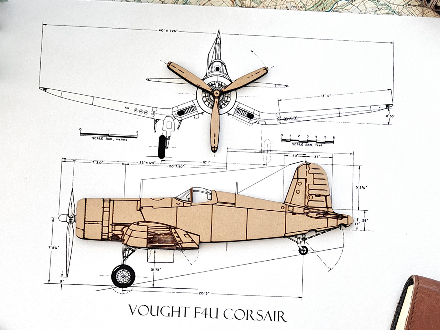 Vought F4U Corsair aviation art