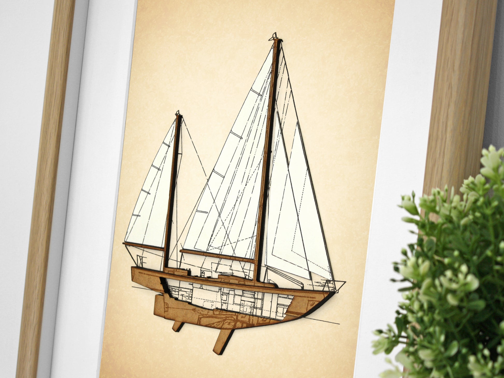 sailboat art, nautical gifts