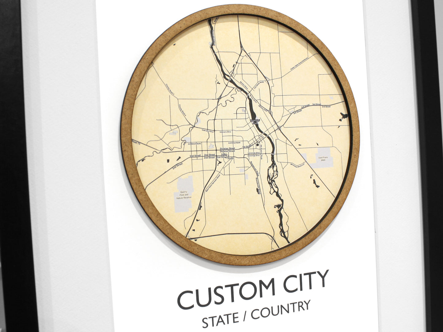 custom map gift