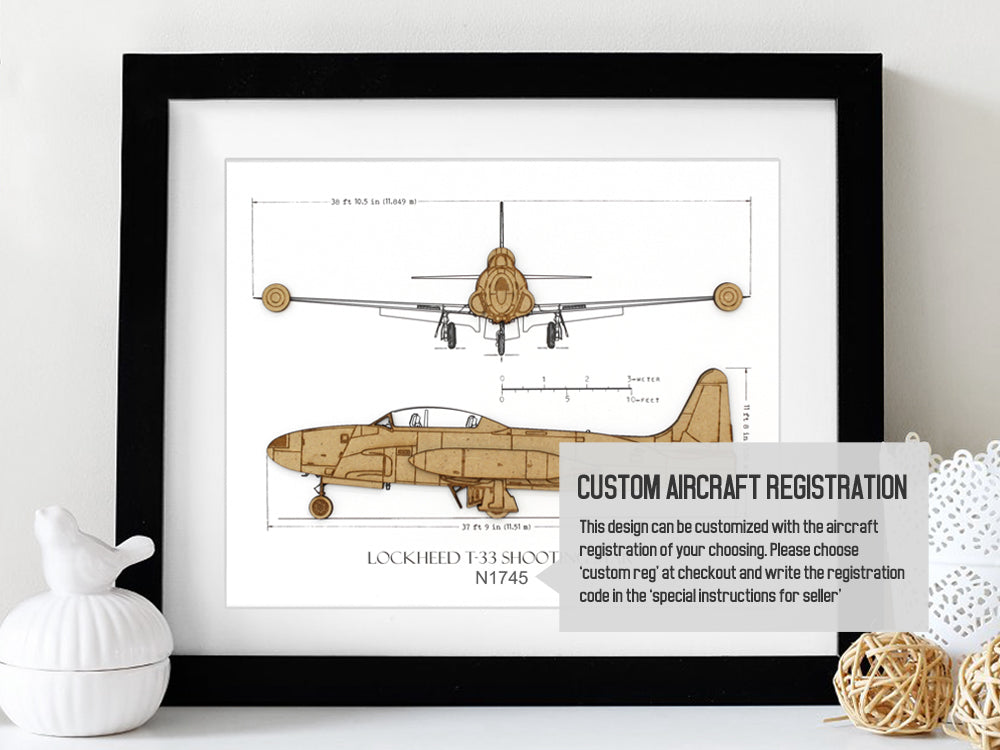 Custom aviation art, Lockheed T-33