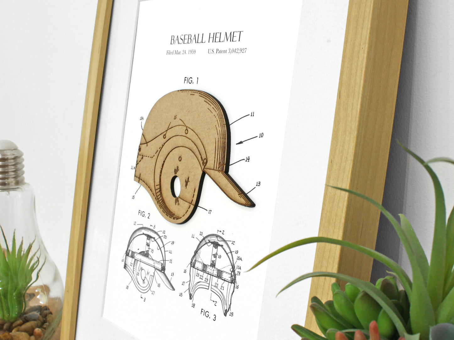 baseball helmet patent art