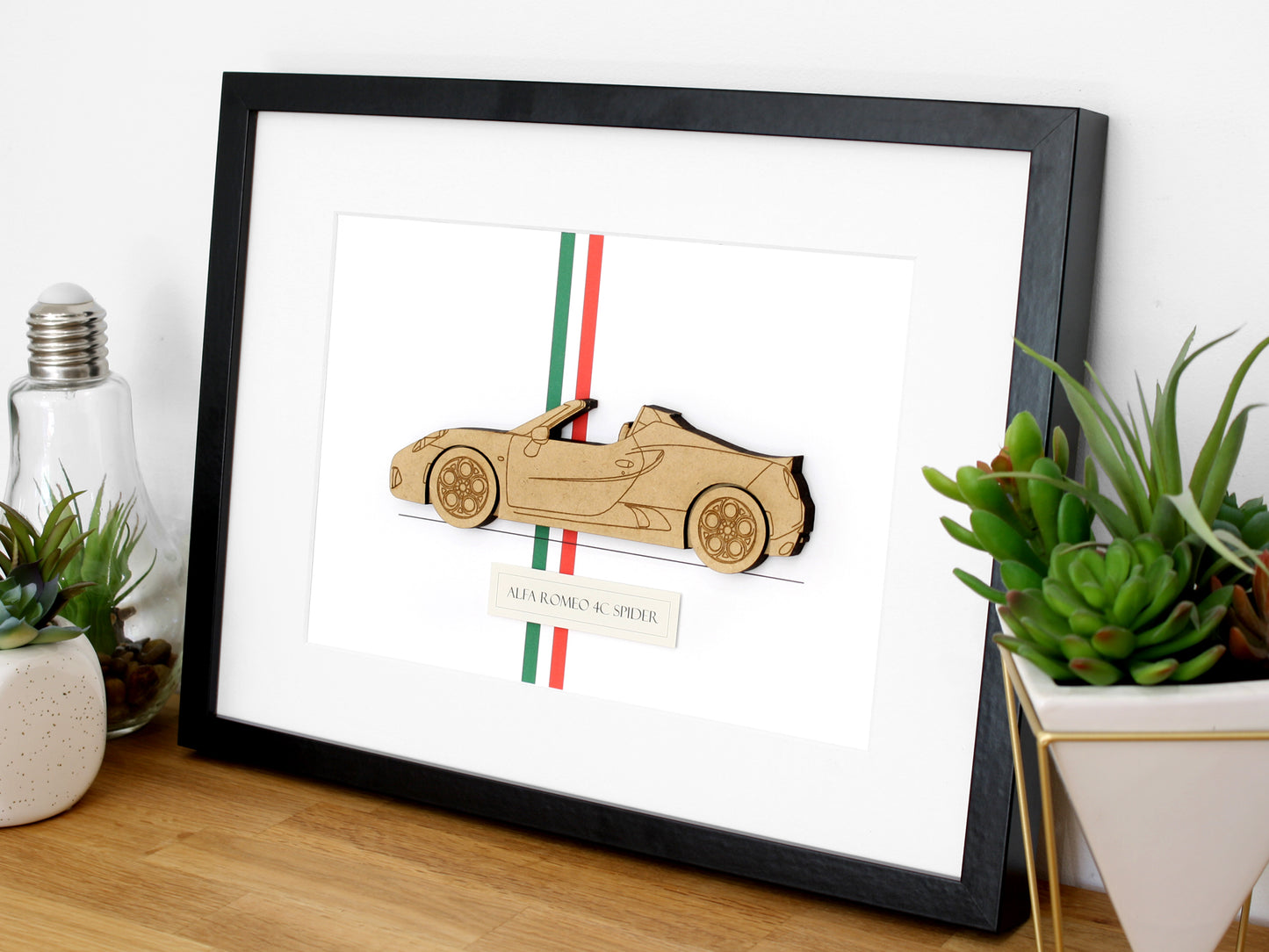 Alfa Romeo 4C Spider art gift