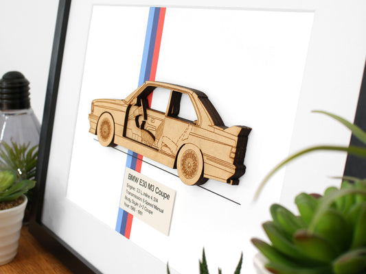 BMW M3 E30 art gift