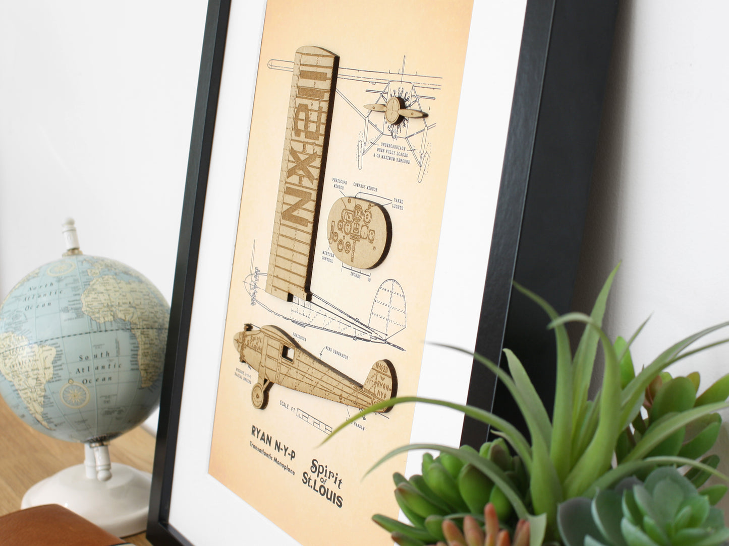 Aviation gifts, Spirit of St. Louis art