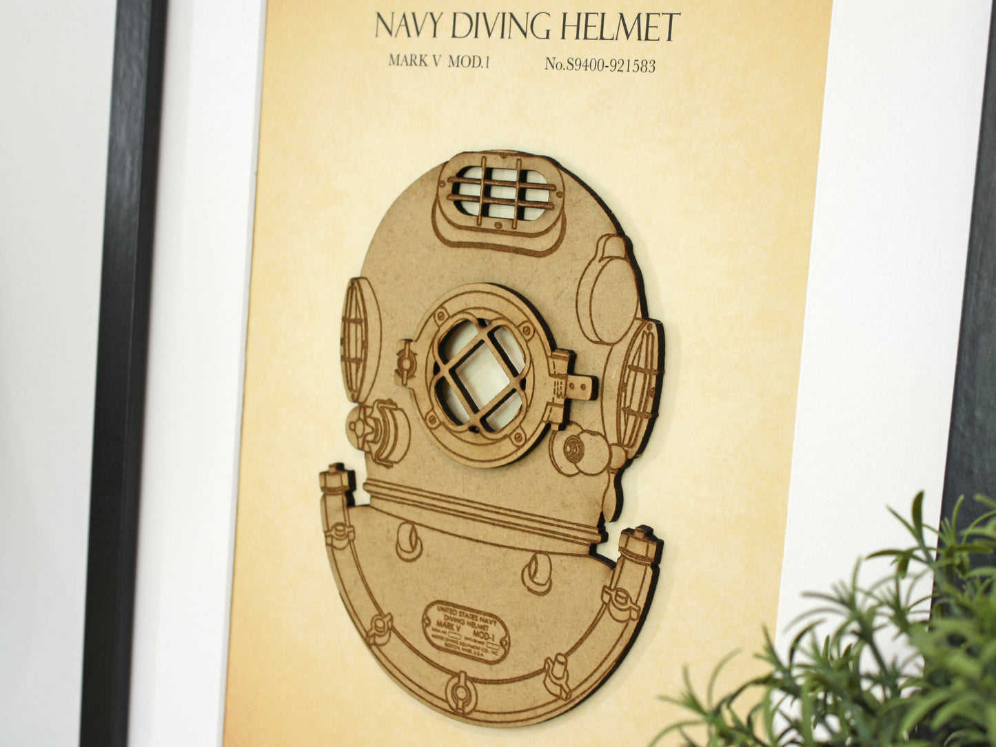 diving helmet patent art