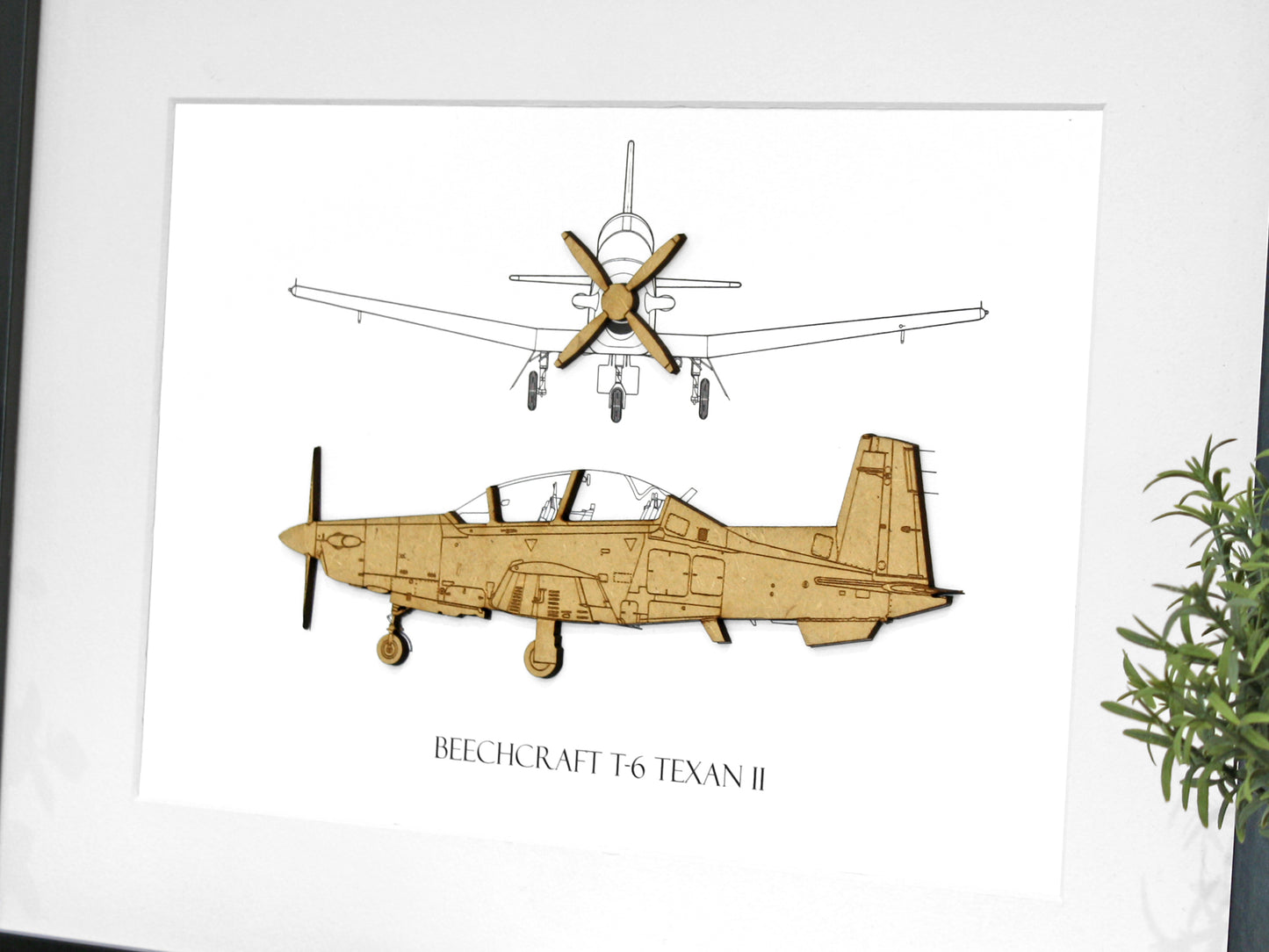 Beechcraft T-6 Texan II aviation art