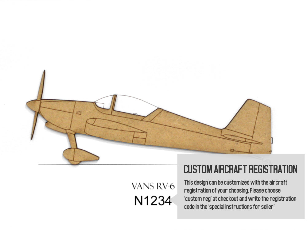 Vans RV-6 custom aviation art
