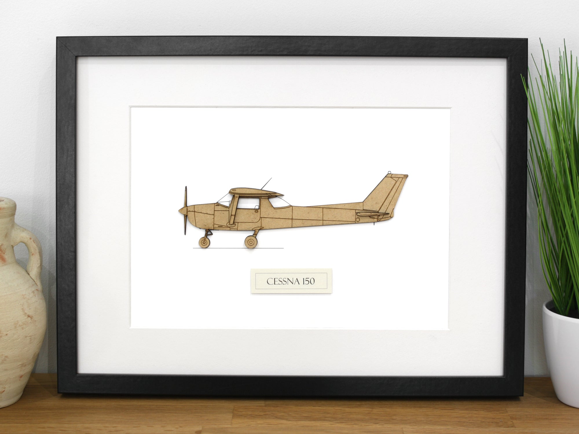 Cessna 150 Aviation Art | Aviation Blueprints | Laser Cut Gifts & Art ...