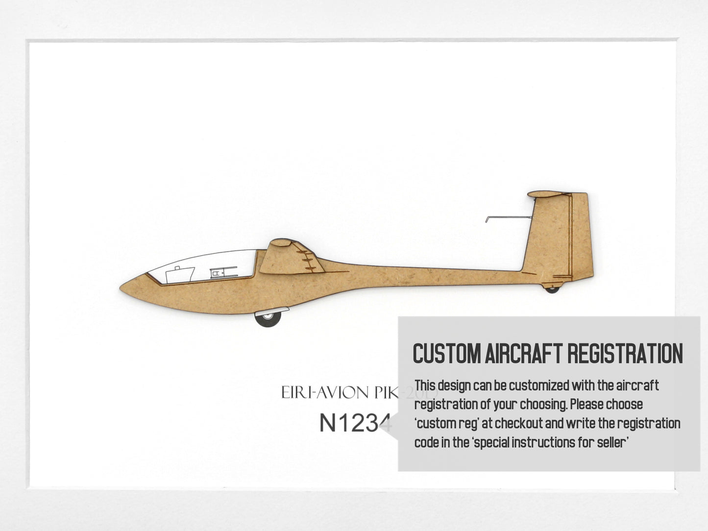 Eiri-Avion PIK-20D sailplane art