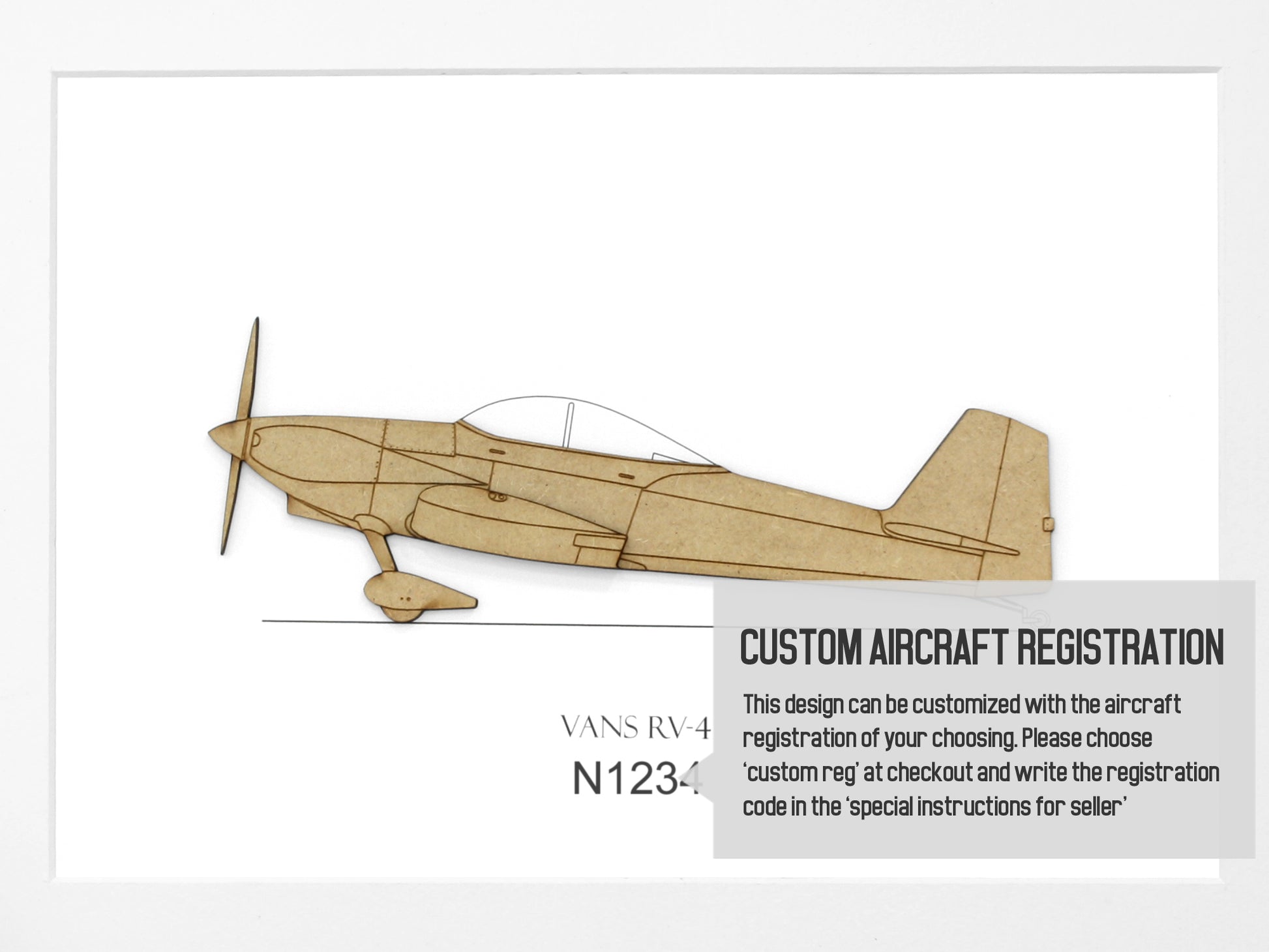 custom aviation art, Vans RV-4