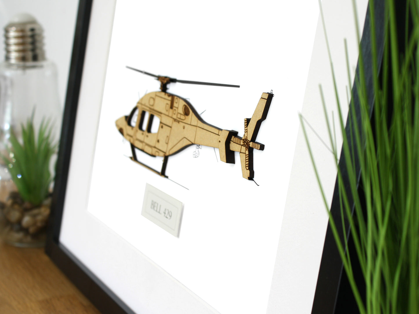 Bell 429 law enforcement helicopter art