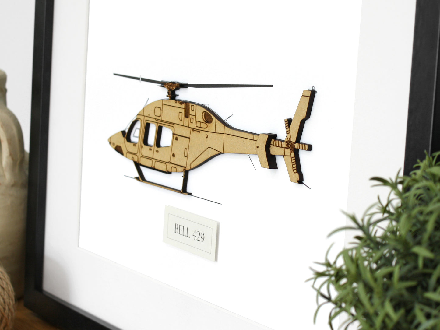 Bell 429 helicopter art