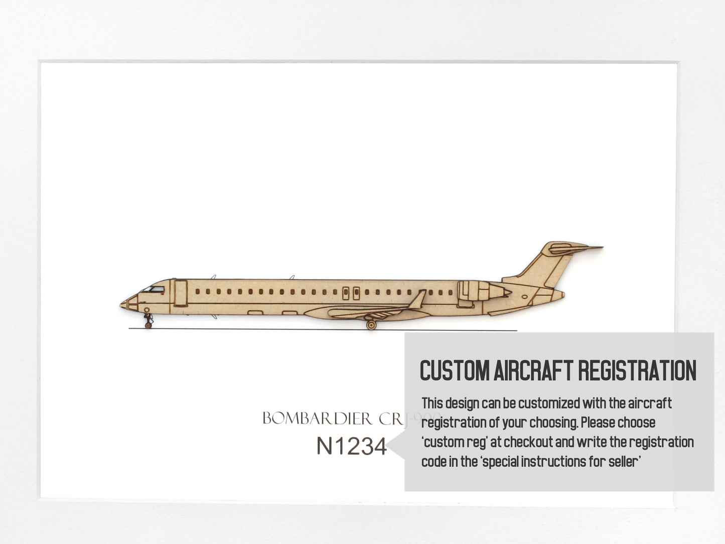 Bombardier CRJ900 aviation art