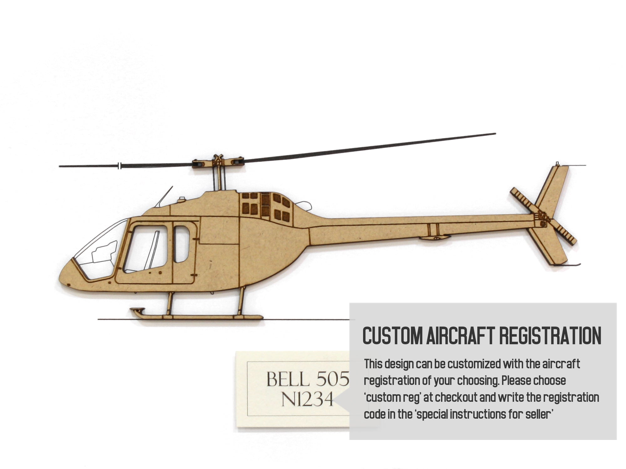 Bell 505 Jet Ranger X Helicopter Art