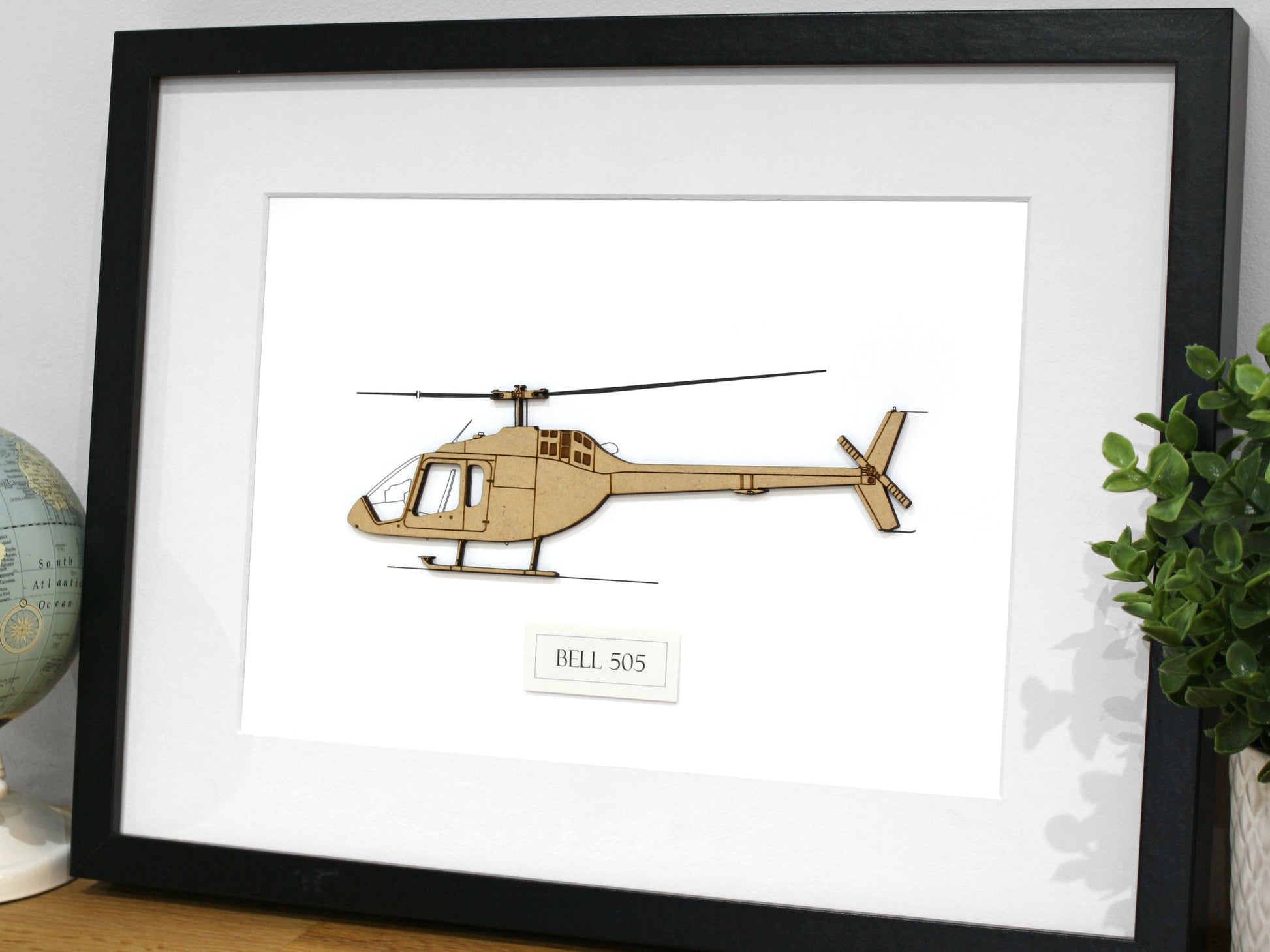 Bell 505 helicopter art