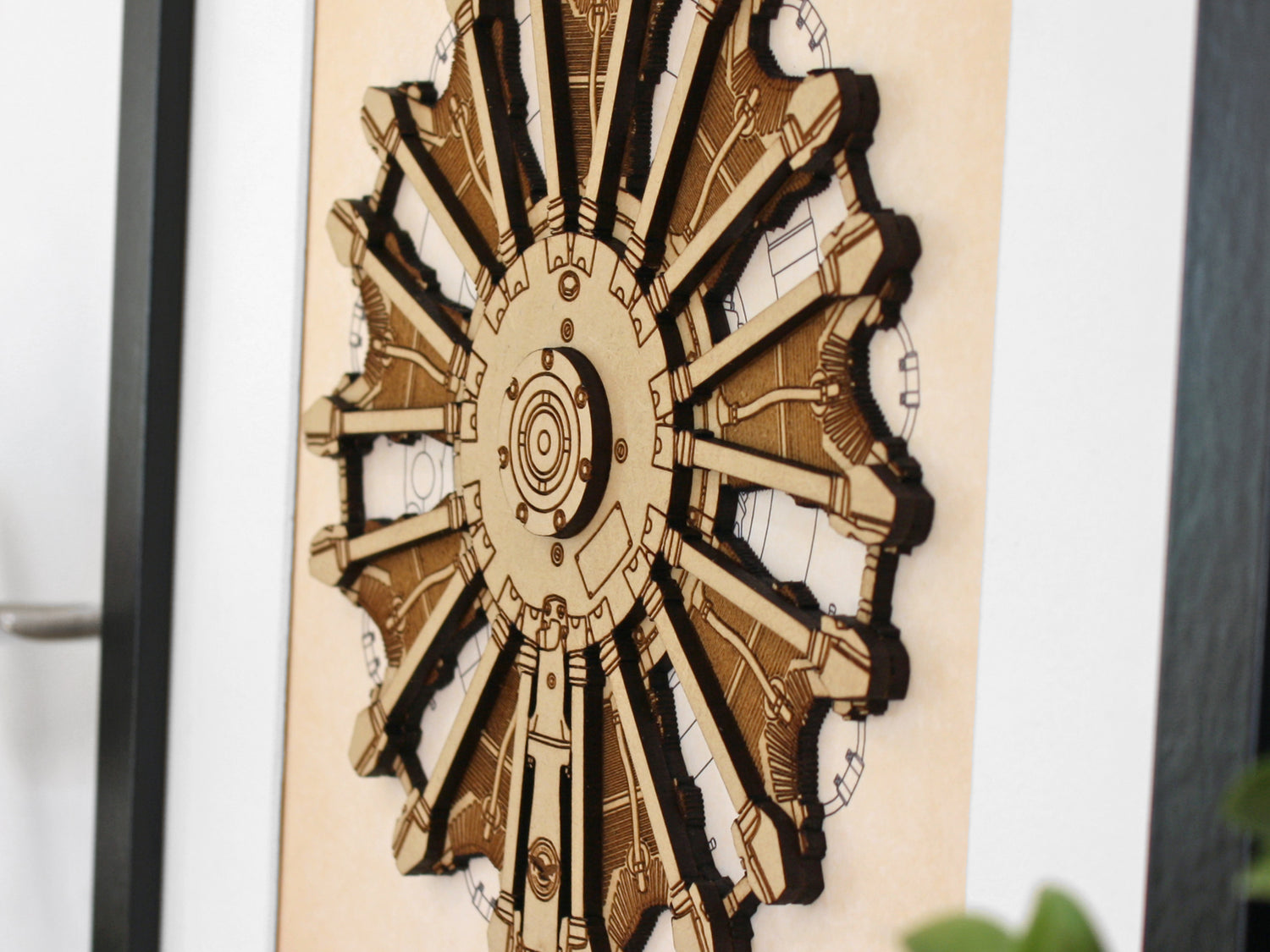 Pratt & Whitney R-985 Wasp Junior Radial Engine Art | Aviation Decor ...