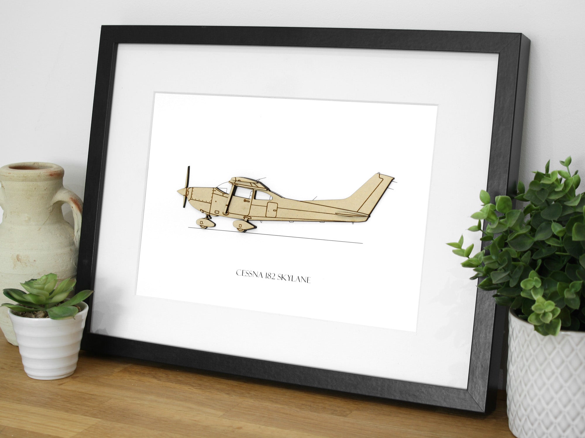 Cessna 182 Skylane | Aviation Art | Laser Cut Gifts & Art – Simply Cut Art