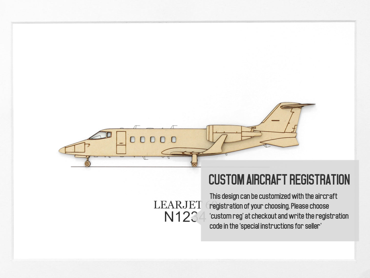 Learjet 60 aviation art
