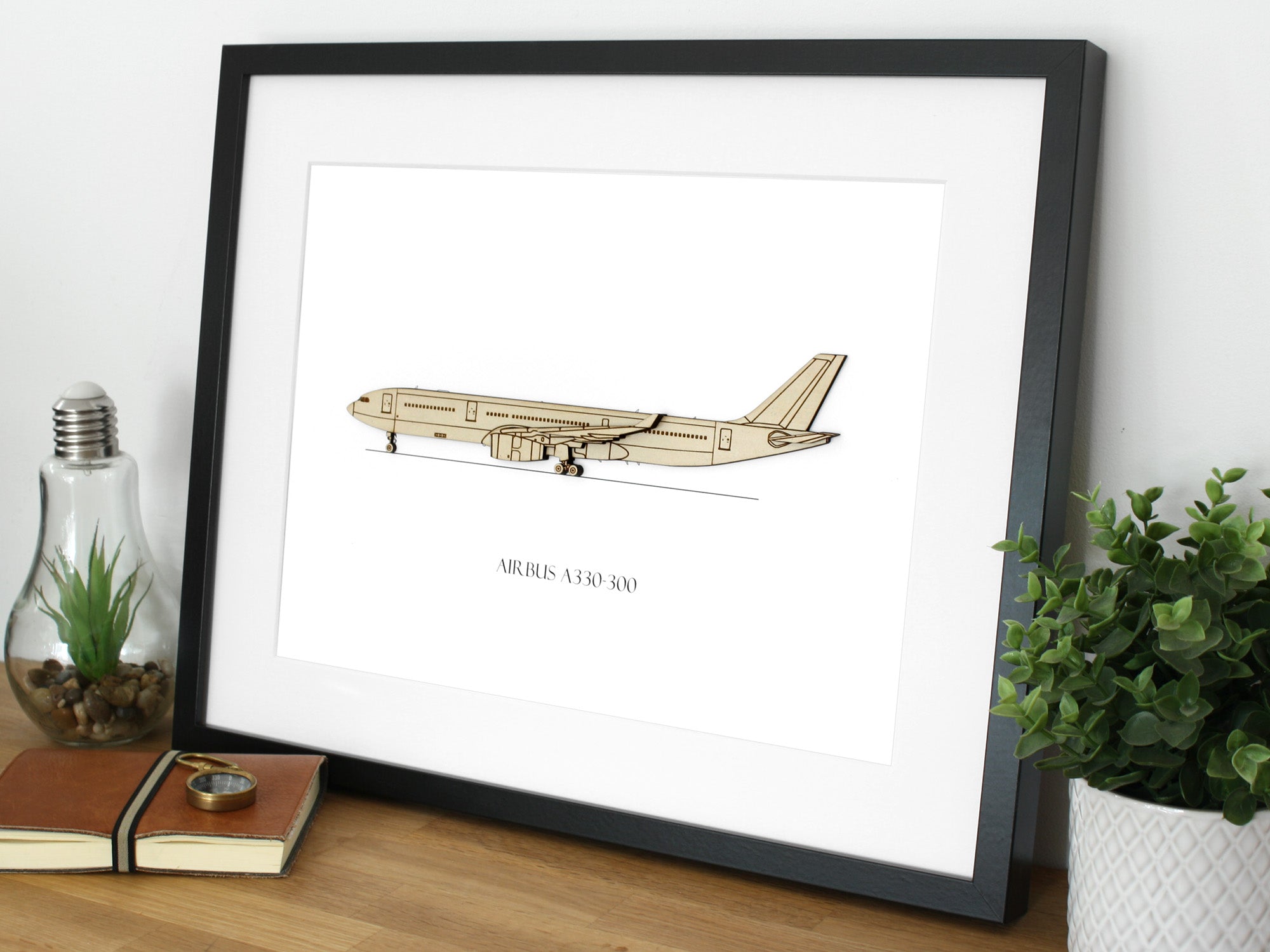 Airbus A330-300 Aviation Art | Laser Cut Wood Gifts – Simply Cut Art