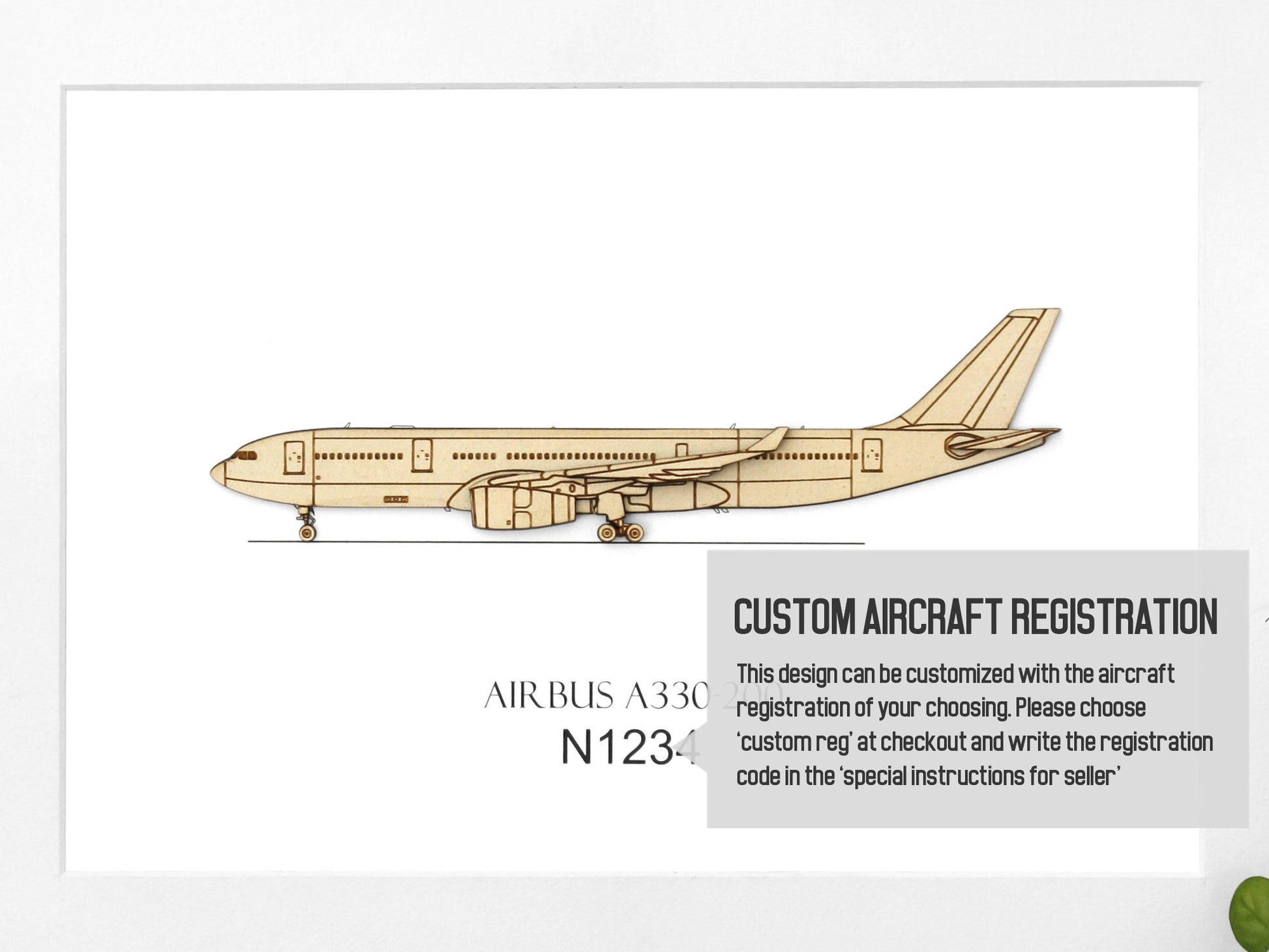 Airbus A330-200 aviation art
