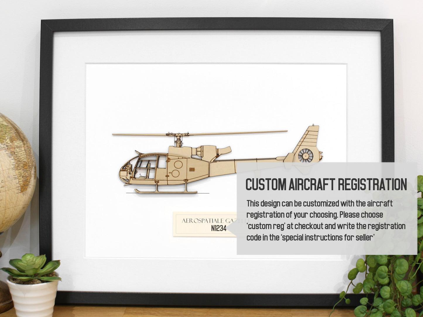 Aerospatiale Gazelle helicopter gifts
