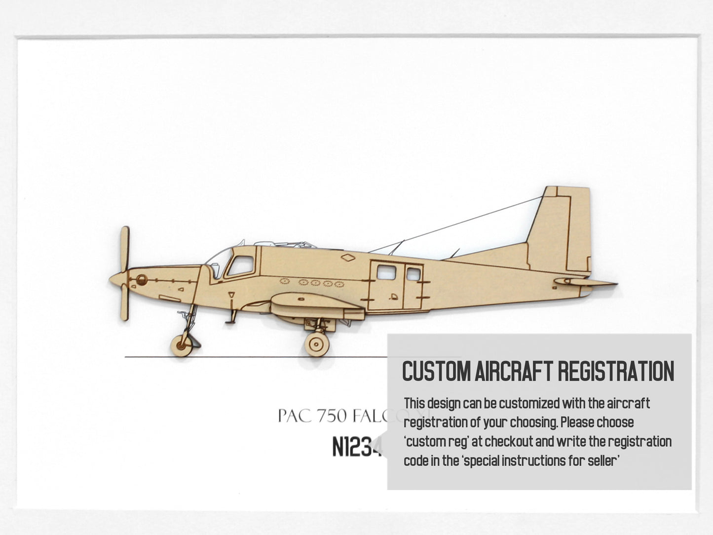 PAC 750 Falco XL custom aviation gifts
